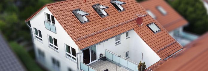 Die oberste Maisonette-Wohnung