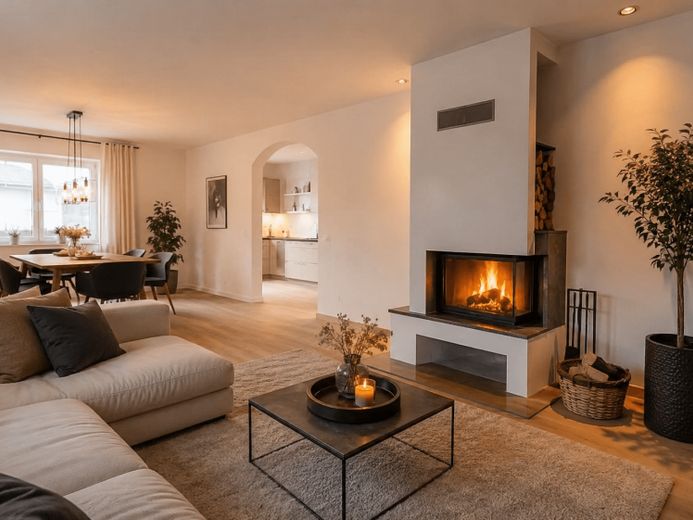 Großzügige 2-Zimmer-Erdgeschosswohnung in Battweiler mit Kamin – Foto 1