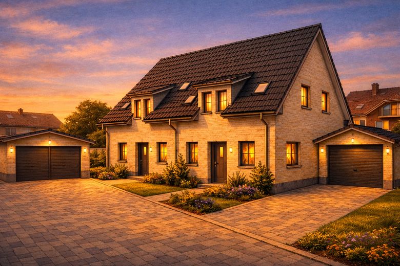 Zwei voll erschlossene Baugrundstücke in Bergheim Niederaußem - PROVISIONSFREI - Preise bereits ab – Abendstimmung KI Vorschlag 