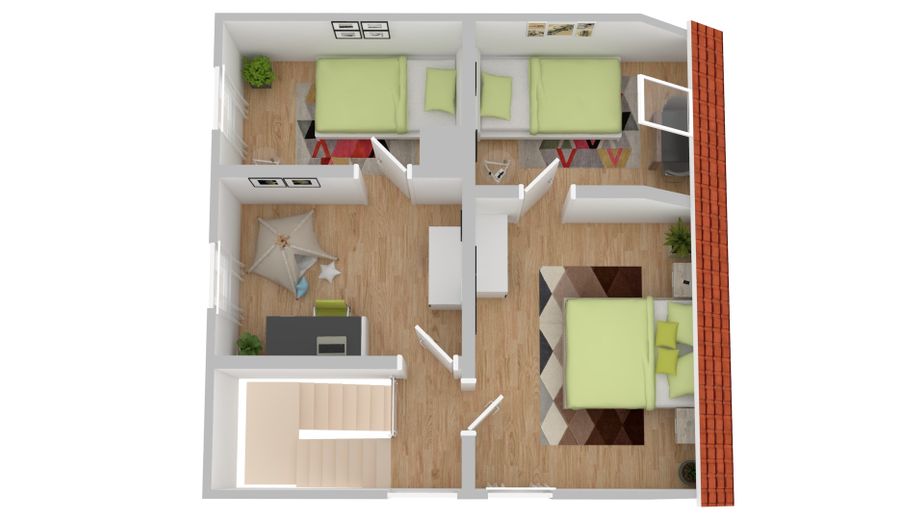 Wunderschönes Einfamilienhaus mit Anliegerwohnung  -  Provisionsfrei! – Ansicht DG