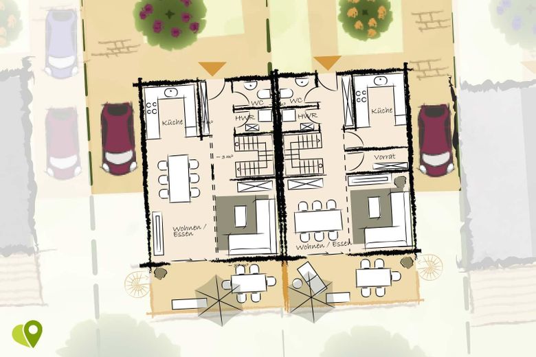 beispielhafter Grundriss, EG