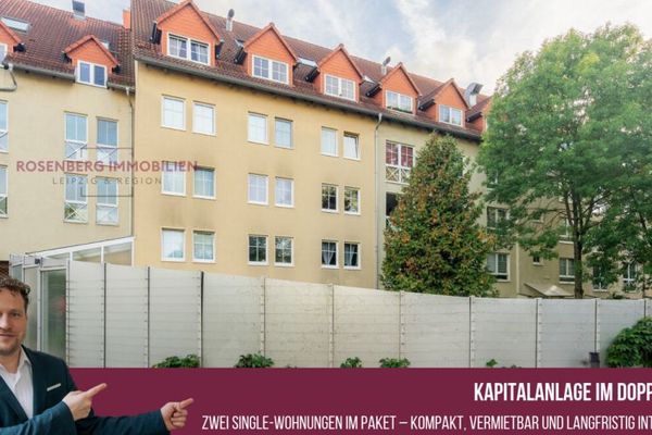Two apartments, two parking spaces, one investment in Leipzig-Lindenau