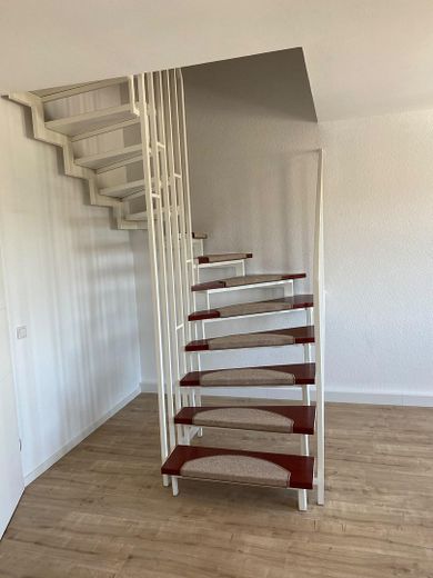 Treppe zur oberen Etage