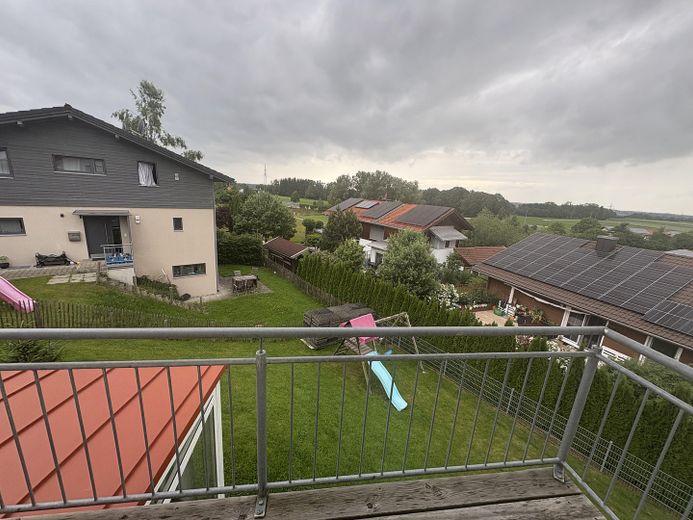 Blick vom Balkon