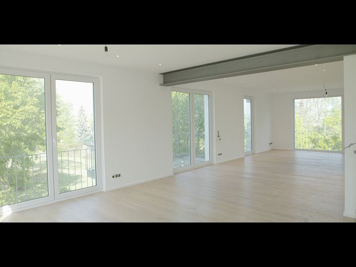 Smart wohnen am De-La-Roche-Park Mainz. Dein Wohnloft mit 126 m² freut sich auf Dich – Smart wohnen De-La-Roche-Park