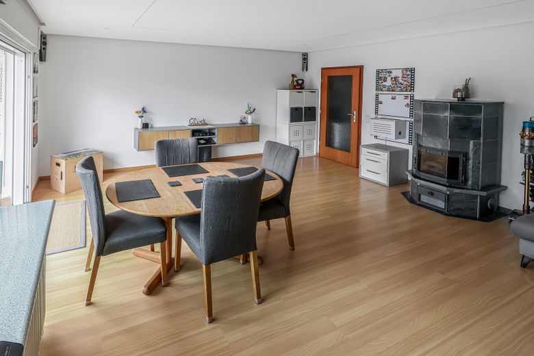 Wohnzimmer + Kamin