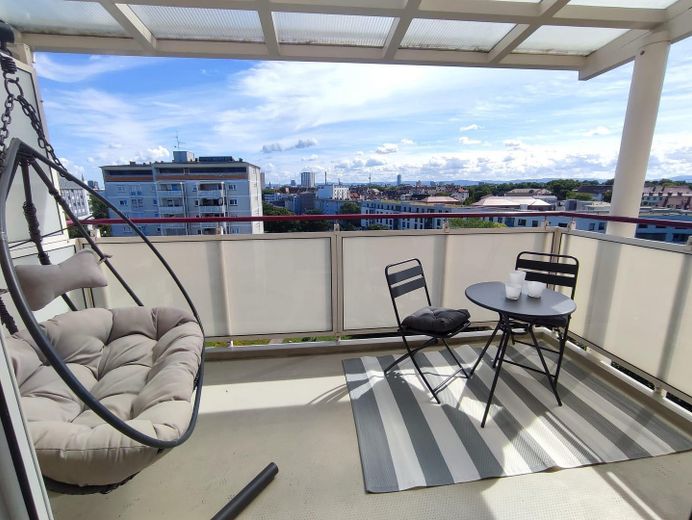Balkon mit tollem Ausblick