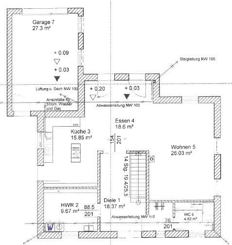 Landhaus "Rose Garden" direkt vor Sylt zu verkaufen! – Grundriss EG