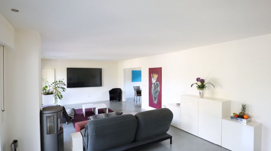 Einfamilienhaus (freistehend) mit Einliegerwohnung – Wohnzimmer