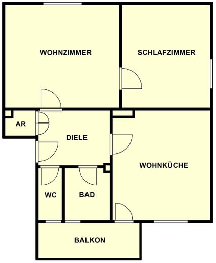 Wohnungsgrundriss