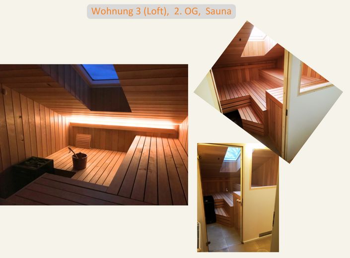 Sauna im Loft