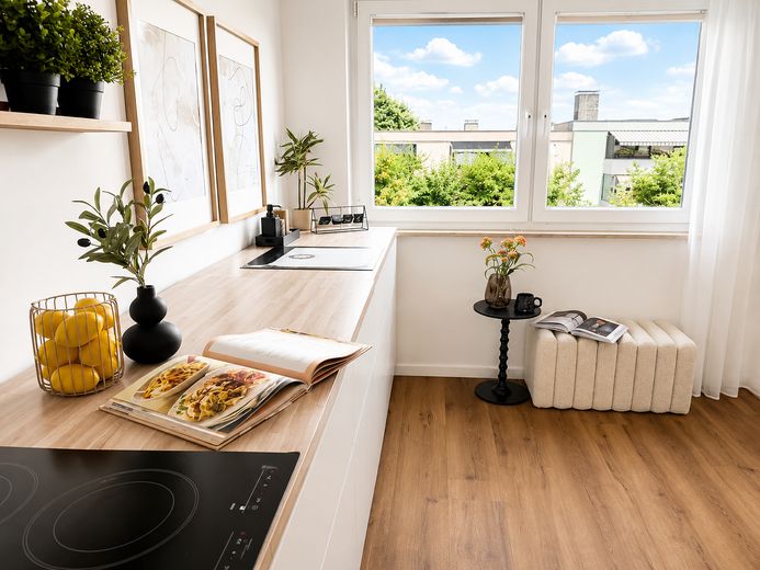 *NEU & PROVISIONSFREI* Top sanierte 3,5-Zimmer-Wohnung mit Balkon in Essen-Haarzopf – Küche