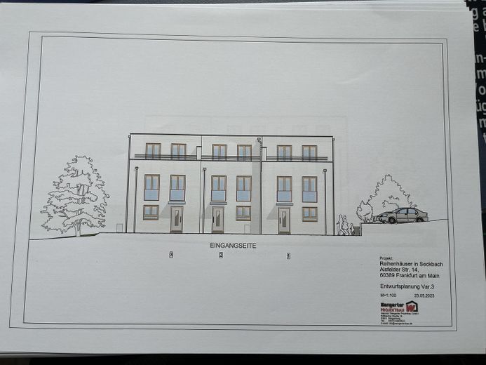 Letzte Chance - Eckhaus in schönster Lage von Frankfurt-Seckbach – Eingangsseite