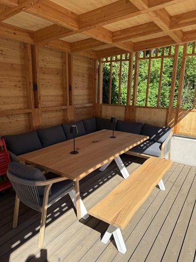 2-Zimmer-WHG komplett ausgestattet, 2-room APP comfortably furnished, Munich Westpark, Metro U6 – Gartenmobiliar