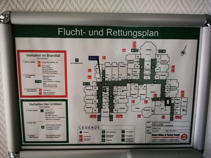 Top Objekt für Tagespflege, Demenz Wohngruppen etc – Übersicht Raumflächen