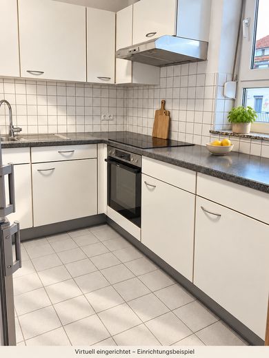 Licht 2-kamerappartement met inbouwkeuken, balkon en parkeerplaats in de ondergrondse garage – Küche Beispiel