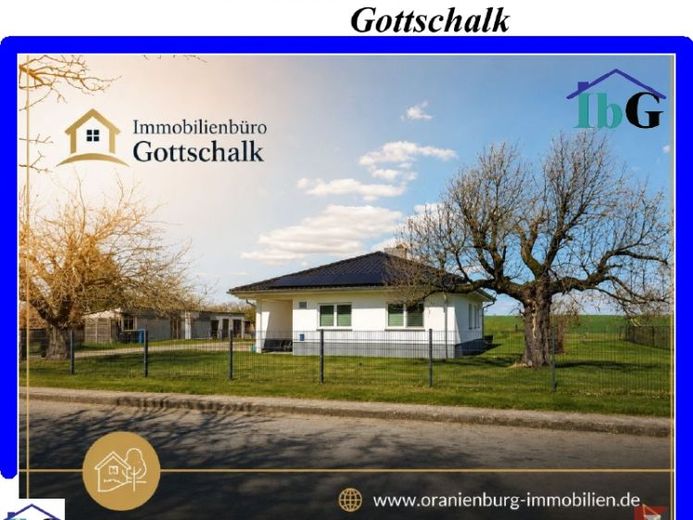 Ländliche Ruhe trifft moderneTechnik- Energiesparender Neubau-Bungalow – Foto 1