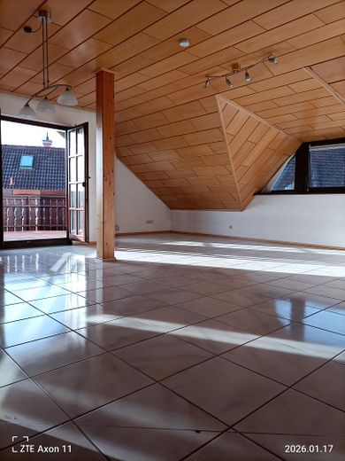 Wohnzimmer mit Gaube 