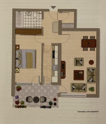 KİRALIK 2 ODALI KAT MÜLKİYETLİ DAİRE – Fotoğraf 4