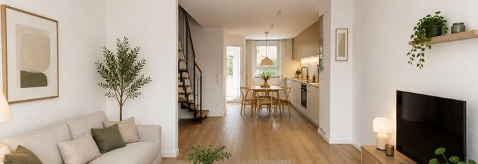 Más comodidad para toda la familia: casa adosada intermedia con dos baños y jardín