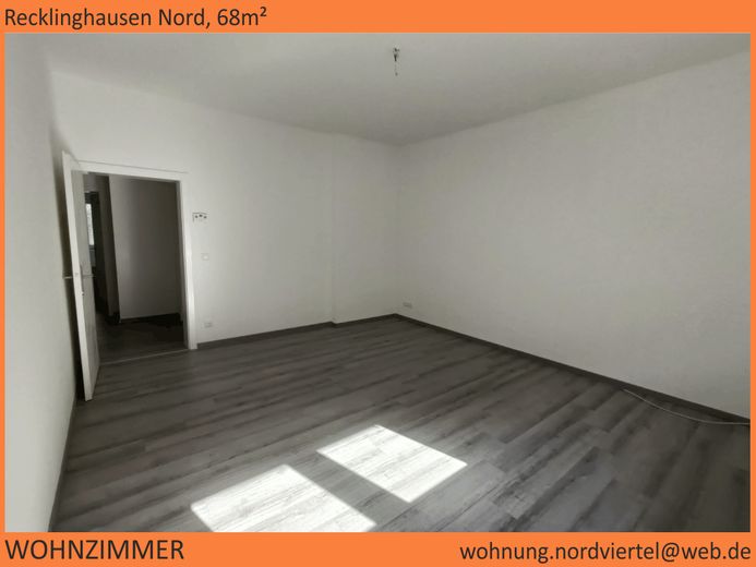 Nordviertel, schöne 68m²-Wohnung im 1.OG, saniert – Wohnzimmer