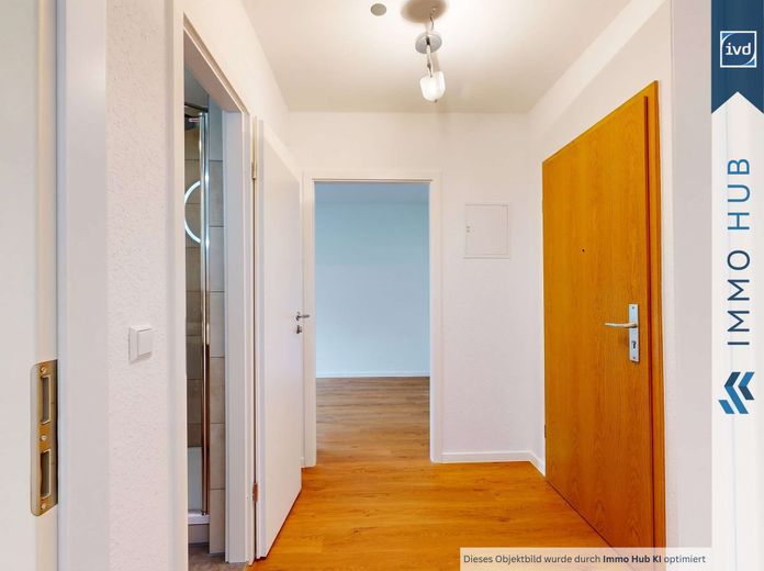 ++ Frisch renoviert | bezugsfrei | | Balkon  &  Einbauküche! Charmante 2-Zimmer Wohnung in Leipzig ++ – 6247723-pfKsr9tszRwZYT2FbtVQAd5R-flur.jpg