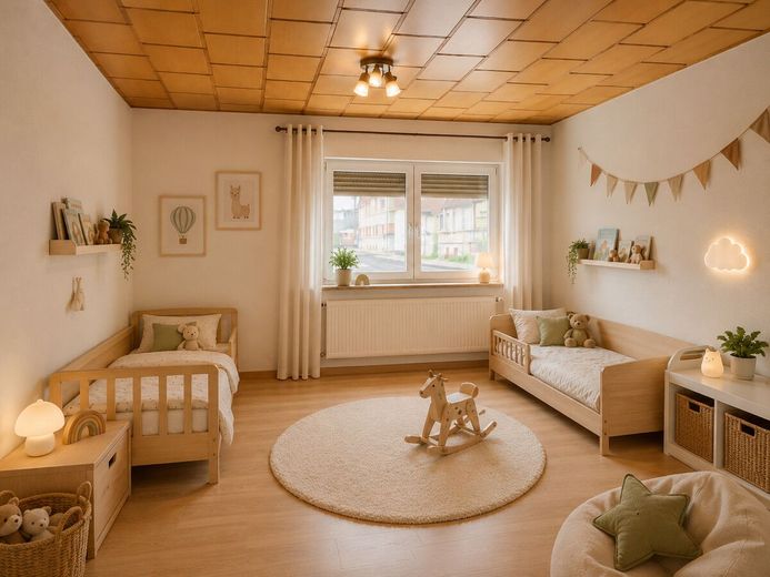 PROVISIONSFREI|Charmantes Stadthaus mit Innenhof, Garage &amp; viel Potenzial in Luckenwalde – Einrichtungsbeispiel