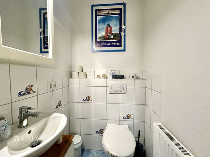 Top Eigentumswohnung mit Garten und eigenem Eingang in Stade Ottenbeck – Gäste-WC