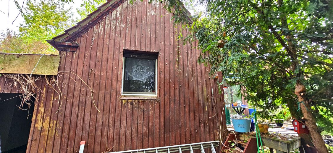 Rückseite Anbau EFH