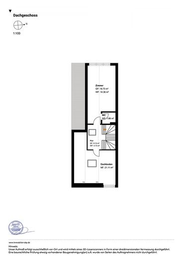 Grundriss Dachgeschoss