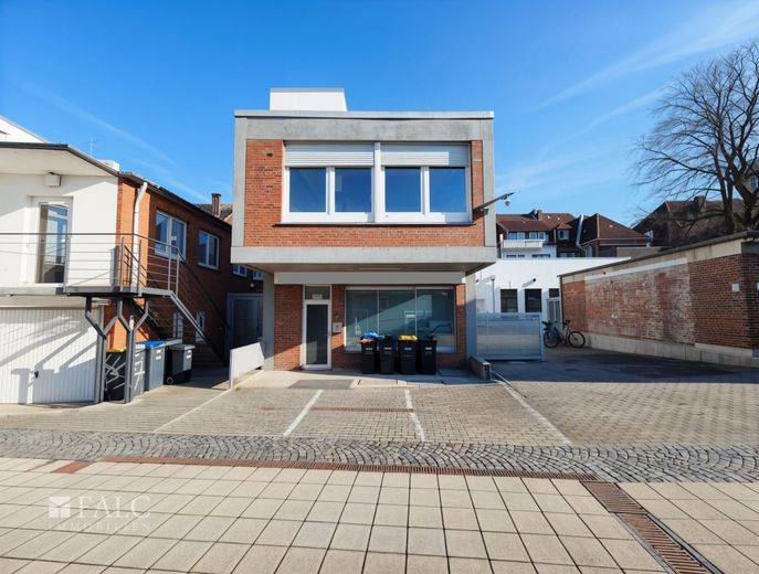 Zentrale Kapitalanlage: Gepflegtes Wohn- und Geschäftshaus in Coesfeld – Rückseite