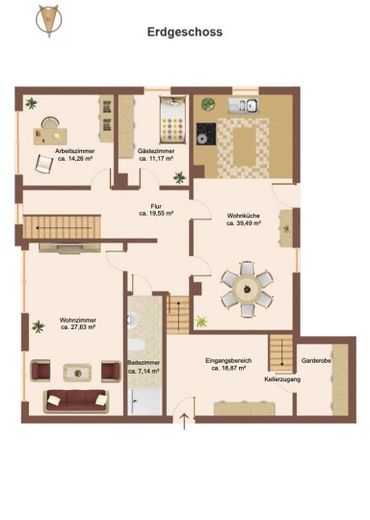 Grundriss Erdgeschoss