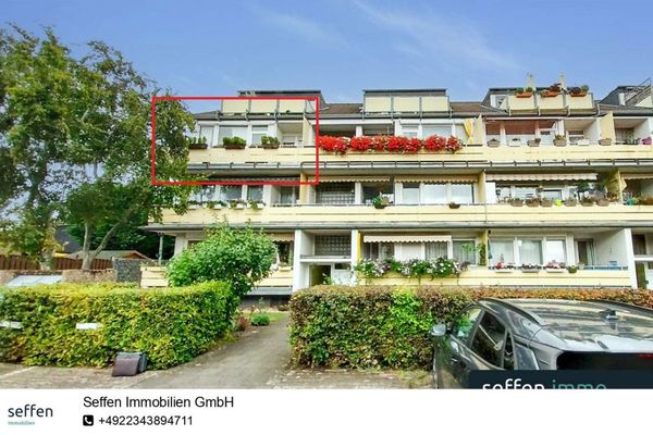 Helle 3-Zimmer-Wohnung mit Balkon, Loggia und Garage in Bergheim-Glessen