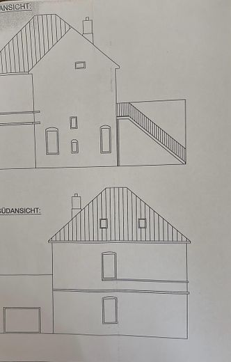Charme historique. Confort de vie moderne. Un chez-soi avec du caractère. – Schnitt Haus Seite