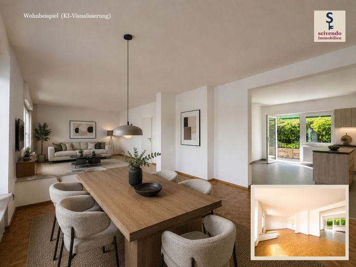 Charmantes Haus. Kernsaniert. Guter Preis. – 02-Wohnbeispiel KI