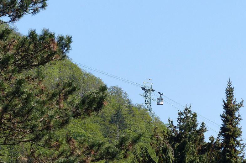 Blick v.Blk zur Gondelbahn