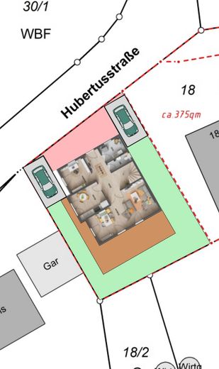 Bauland für EFH in Offenburg – Beispiel Bebauung