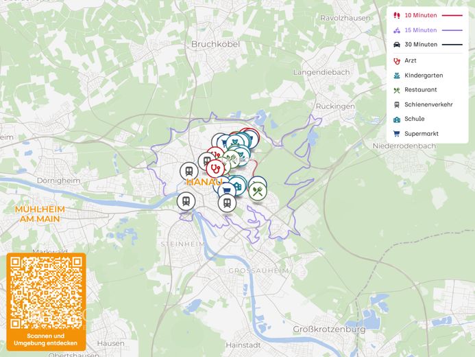 Über den Dächern von...... – Lageplan