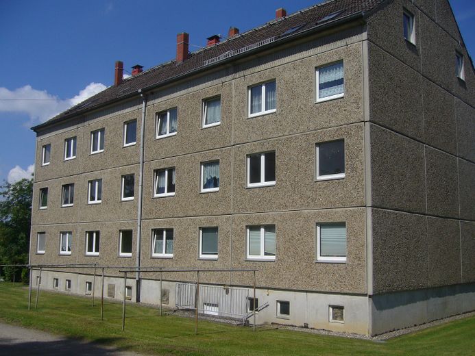Rückseite Wohnblock