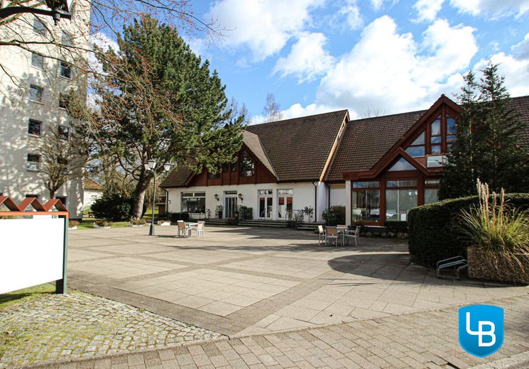 Zentrum der Wohnanlage