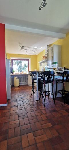 Schöne offene helle Küche