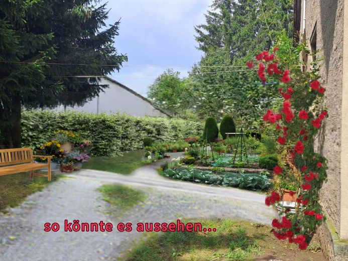 Mgl. Garten ohne Werkstatt