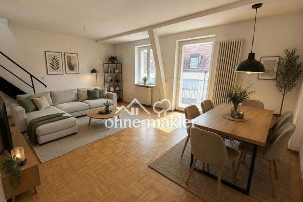 Großzügige 4-Zimmer-Maisonette mit Balkon | 114 m² | Ludwigshafen