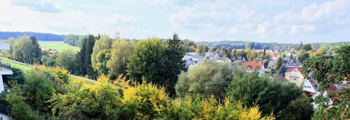 (आरक्षित) अबाध दृश्य और शाम की धूप वाला सपनों का भूखंड – Blick aus dem Haus