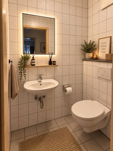 Wohnen am Rathaus - Großzügige Eigentumswohnung im Herzen von Haßloch – WC - Beispiel