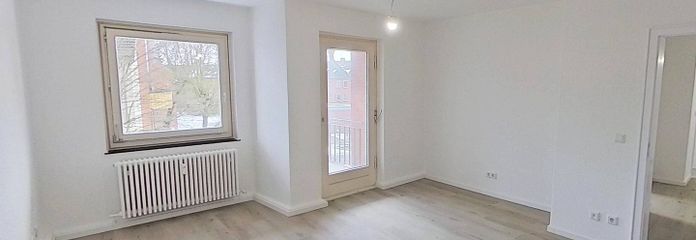 Ansicht I: Wohn- und Esszimmer