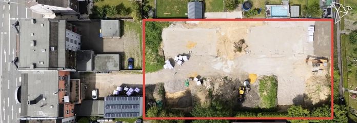 Grundstück Vogelperspektive