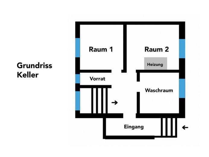 Viel Platz im Keller