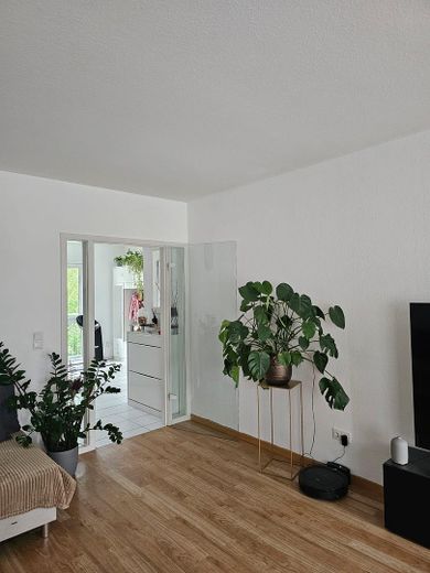 Wohnzimmer Blick zum Eingang 