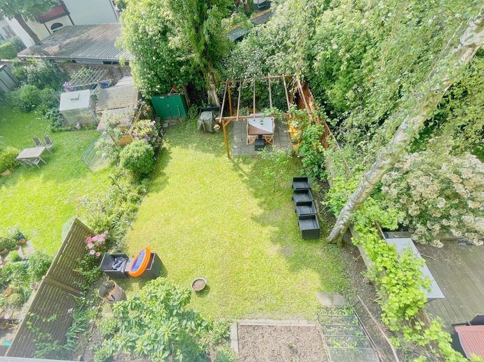 Gartenansicht von oben